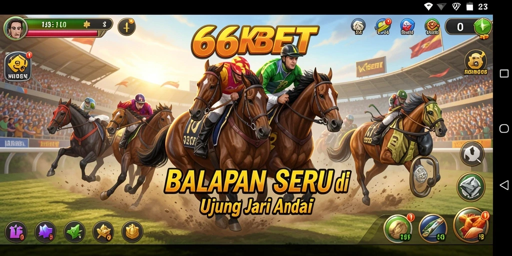 Tampilan gameplay 66KBET yang menegangkan dan realistis.