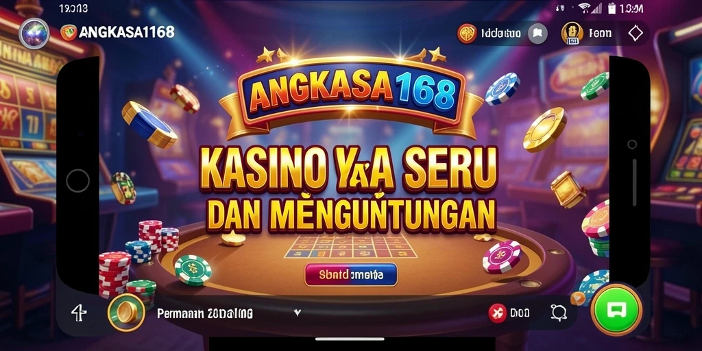 Tampilan menarik dari gameplay Kasino di ANGKASA168.