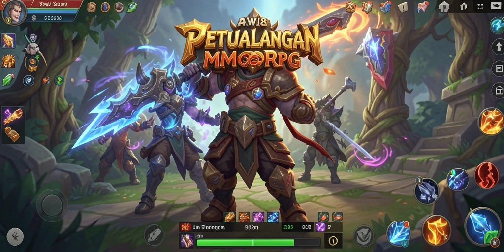 Gameplay menakjubkan dalam AW8 dengan grafis luar biasa.