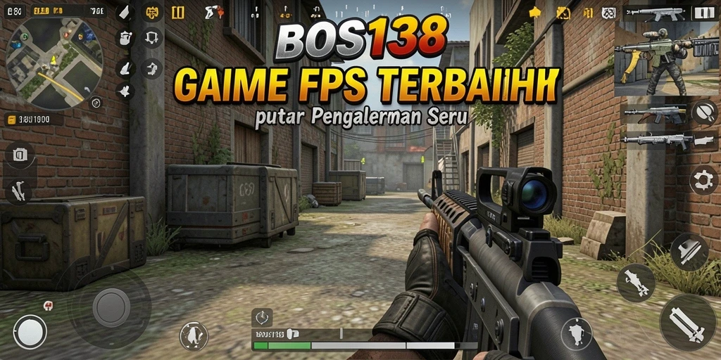 Tampilan gameplay seru di BOS138 dengan aksi FPS yang mendebarkan.