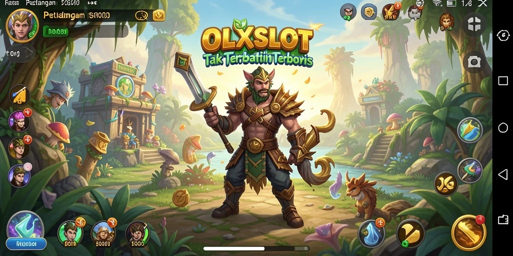 Tangkapan layar utama OLXSLOT menampilkan dunia terbuka yang mengagumkan.