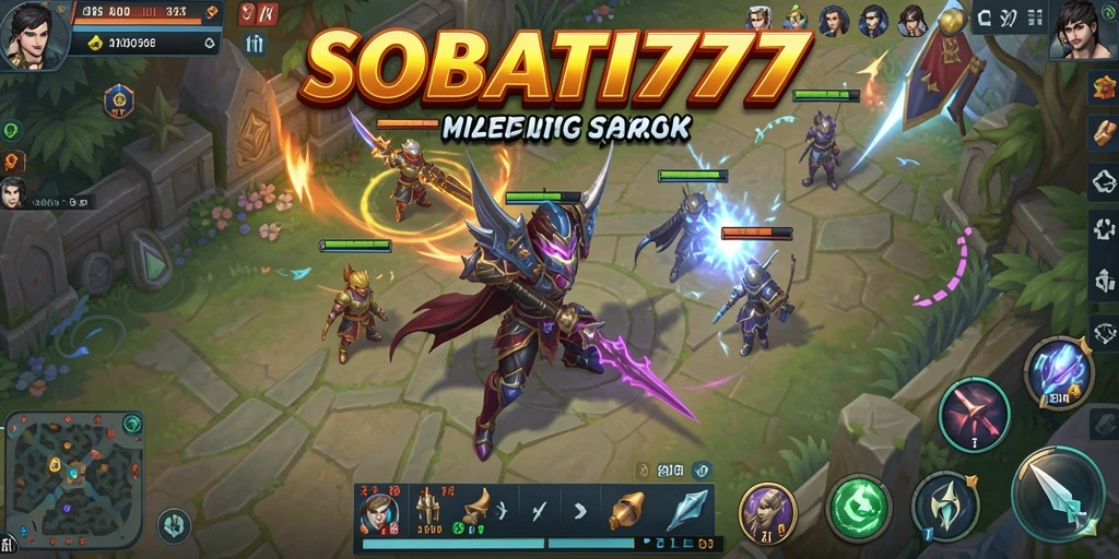 Screenshot utama menampilkan gameplay seru di dalam SOBAT777.
